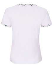 Fila Tennis Shirt Yamila (comfortable to wear) white/green ladies
