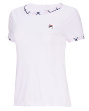 Fila Tennis Shirt Yamila (comfortable fit) white ladies