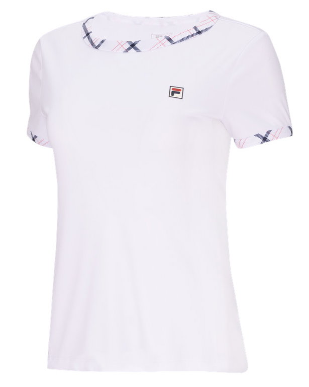 Fila Tennis-Shirt Yamila (angenehmes Tragegefühl) weiss Damen