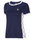 Fila Tennis Shirt Yamila (comfortable to wear) navy blue/white/red ladies