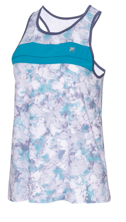 Fila Tennis-Tank Top Elva (breite Racerback) weiss/bunt Damen