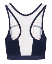 Fila Tennis Tank Top Timea (wide straps, comfortable fit) white/navy blue ladies