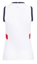 Fila Tennis-Tank Top Lissy (100% Polyester) weiss/navyblau Damen