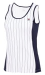 Fila Tennis-Tank Top Nina (100% Polyester) weiss/navyblau Damen