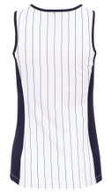 Fila Tennis Tank Top Nina (100% Polyester) white/navy blue ladies