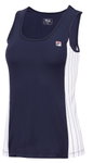 Fila Tennis-Tank Top Nina (100% Polyester) navyblau/weiss Damen
