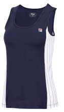 Fila Tennis-Tank Top Nina (100% Polyester) navyblau/weiss Damen