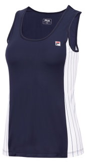 Fila Tennis Tank Top Nina (100% Polyester) navy blue/white Ladies
