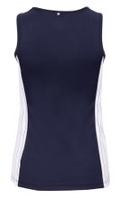 Fila Tennis-Tank Top Nina (100% Polyester) navyblau/weiss Damen