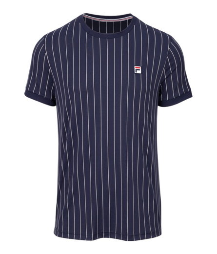 Fila Tennis T-shirt BB1 Stripes (recycled Polyester) navy blue Men's