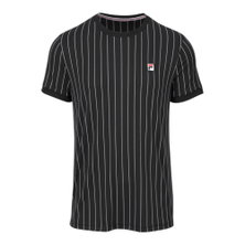 Fila Tennis T-shirt BB1 Stripes (recycled Polyester) black/white men's