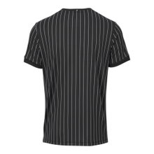 Fila Tennis-Tshirt BB1 Stripes (rec. Polyester) schwarz/weiss Herren