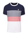 Fila Tennis-Tshirt BB 1983 (rec. Polyester) weiss/navy/rot Herren