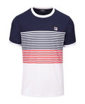 Fila Tennis-Tshirt BB 1983 (rec. Polyester) weiss/navy/rot Herren