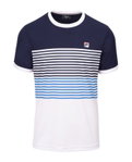 Fila Tennis T-shirt BB 1983 (recycled polyester) white/navy/blue men's