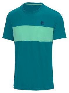 Fila Tennis-Tshirt Cailan (100% rec. Polyester) tealblau/grün Herren