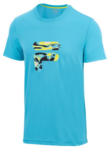 Fila Tennis-Tshirt Caleb (100% Polyester) blau Jungen/Boys