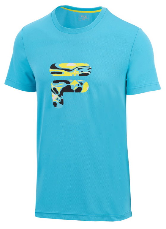 Fila Tennis-Tshirt Caleb (100% Polyester) blau Jungen/Boys