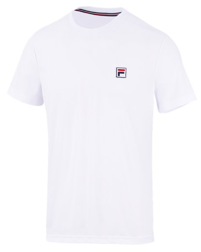 Fila Tennis-Tshirt Dani (angenehmes Tragegefühl) weiss Jungen/Boys