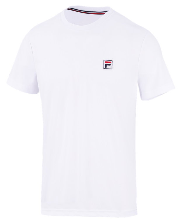 Fila Tennis-Tshirt Dani (angenehmes Tragegefühl) weiss Jungen/Boys