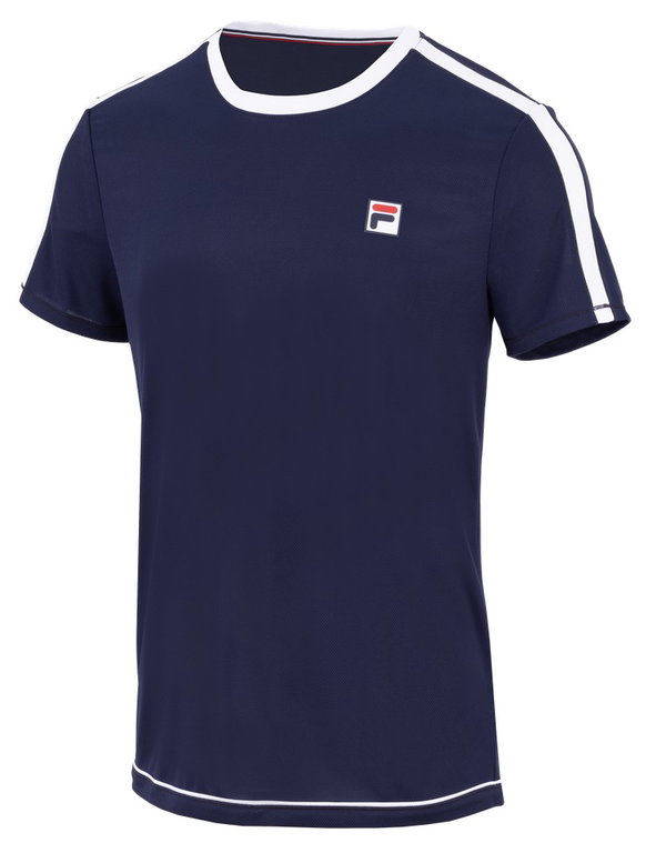 Fila Tennis T-Shirt Elias (Polyester) navy blue/white Men's