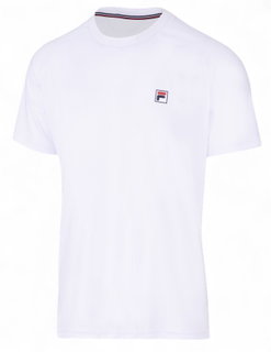 Fila Tennis-Tshirt Holger (100% Polyester) weiss Herren