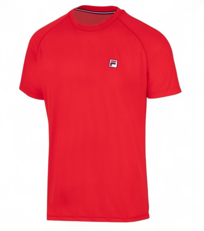 Fila Tennis-Tshirt Holger (100% Polyester) rot Herren