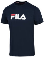 Fila Tennis-Tshirt Logo dunkelblau Herren