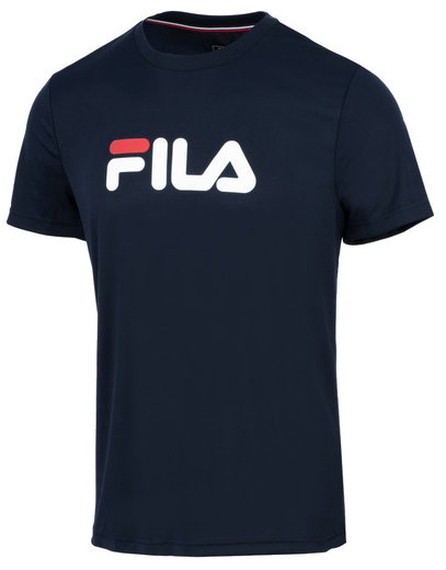 Fila Tennis-Tshirt Logo dunkelblau Herren