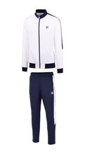 Fila Tennis Tracksuit Manuel (Jacket + Trousers, 100% Polyester) white/navy Men's