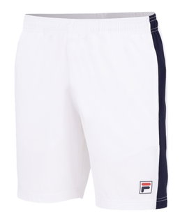 Fila Tennishose Jakob Short (4-Wege Stretch) kurz weiss/navyblau Herren