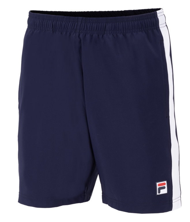 Fila Tennishose Jakob Short (4-Wege Stretch) kurz navyblau/white Herren