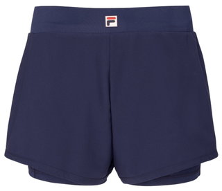 Fila Luna Short Tennis Shorts (with inner shorts) short navy blue ladies