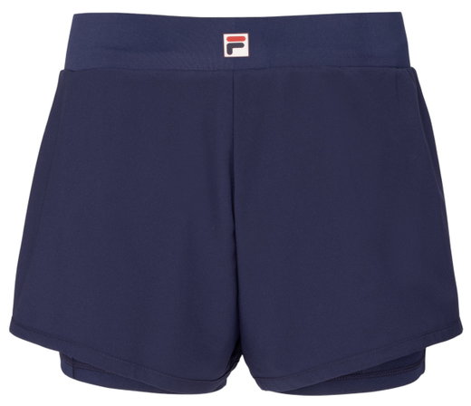 Fila Tennishose Luna Short (mit Innenhose) kurz navyblau Damen