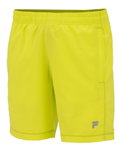 Fila Tennishose Short Constantin (mit Innenhose) gelb Kinder