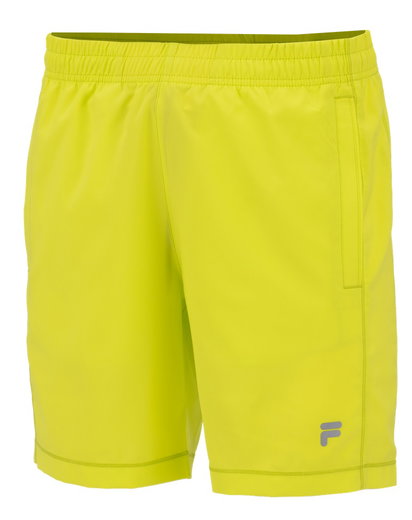 Fila Tennishose Short Constantin (mit Innenhose) gelb Kinder