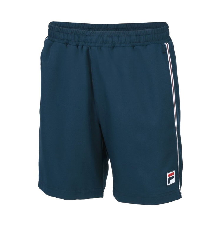 Fila Tennishose Short Riley (100% Polyester, atmungsaktiv) kurz dunkelblau Herren