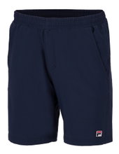 Fila Tennishose Short Santana (4-Wege-Stretch, atmungsaktiv) kurz navyblau Herren