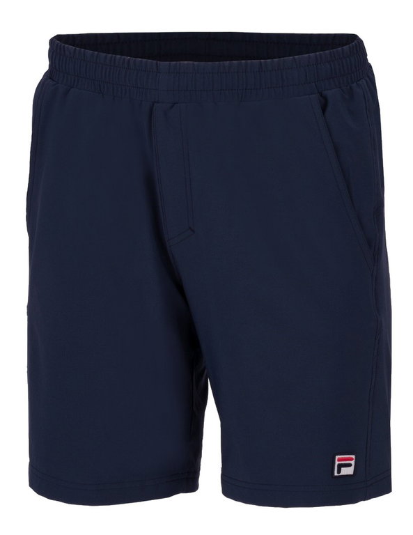 Fila Tennishose Short Santana (4-Wege-Stretch, atmungsaktiv) kurz navyblau Herren