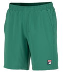 Fila Tennishose Short Santana (4-Wege-Stretch, atmungsaktiv) kurz grün Herren