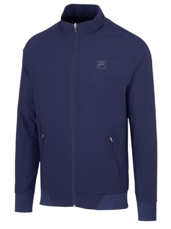 Fila Tennisjacke Aston (Stehkragen, bequeme Passform) navyblau Herren