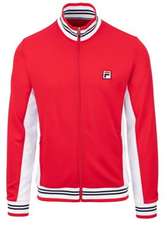 Fila Tennisjacke Björn rot/weiss Herren