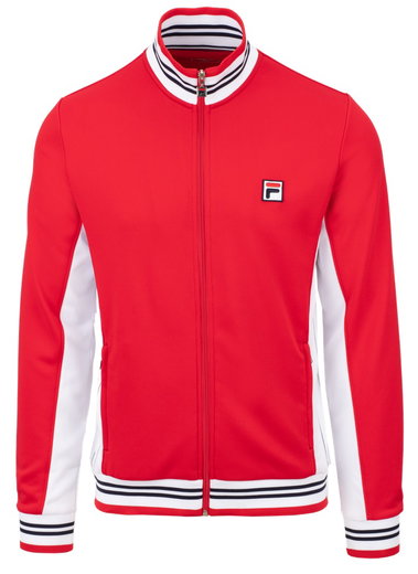 Fila Tennisjacke Björn rot/weiss Herren