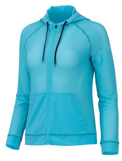 Fila Tennis Jacket Erika with Hood (comfortable fit) blue Ladies