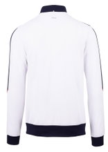 Fila Tennisjacke Manuel (Stehkragen, 100% Polyester) weiss/navyblau Kinder
