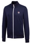 Fila Tennisjacke Manuel (Stehkragen, 100% Polyester) navyblau/weiss Kinder