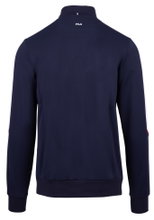 Fila Tennisjacke Manuel (Stehkragen, 100% Polyester) navyblau/weiss Kinder