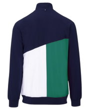 Fila Tennis Jacket Marcus (Full Zip, Stand-up Collar, 100% Polyester) navy blue/green/white Men's