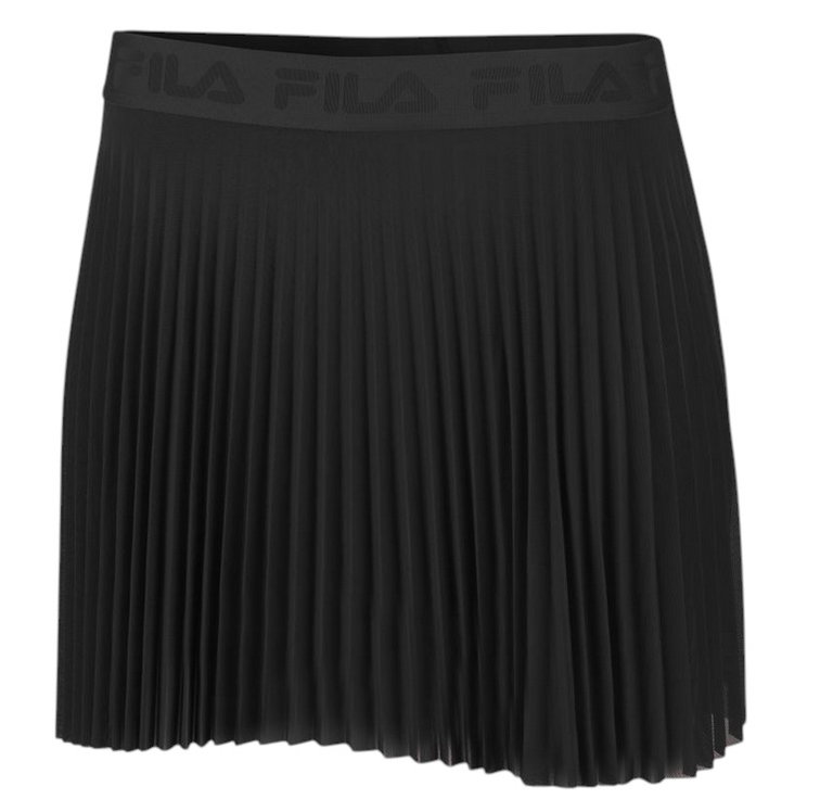 Fila Tennisrock Isla (Faltenrock, mit integrierter Innenshort) schwarz Damen