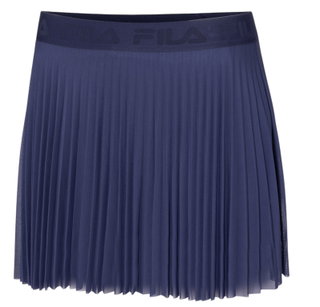 Fila Tennis Skirt Isla (Pleated Skirt, with Integrated Inner Shorts) Navy Blue Ladies